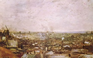 Vincent van Gogh: Veduta parigina da Montmartre, Basilea Kunstmuseum.